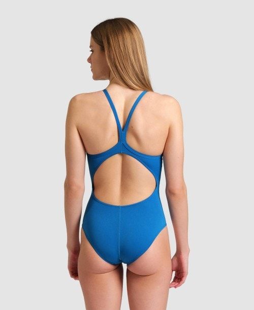 Arena Team Light Drop Back One Piece Blue | 26378-XKTL