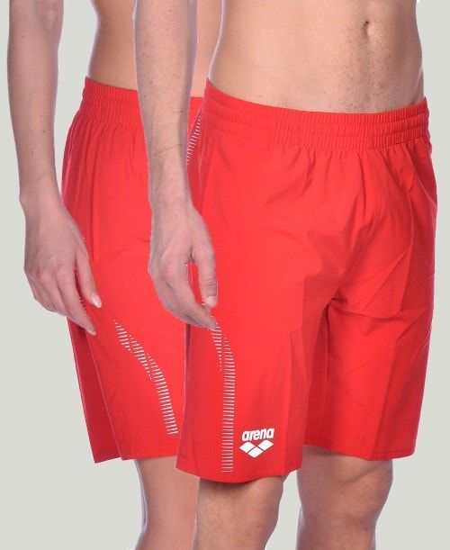 Arena Team Line Bermuda Short Red | 46583-NHDT