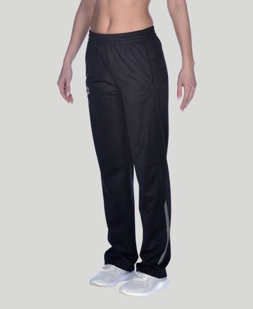 Arena Team Line Knitted Poly Pant Black | 63518-HISC