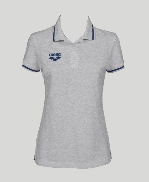 Arena Team Line Short Sleeve Polo Grey | 20169-UYQR