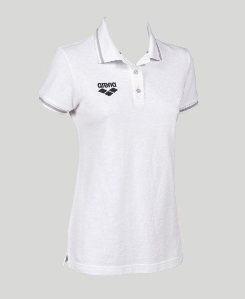 Arena Team Line Short Sleeve Polo White | 51436-LPVZ