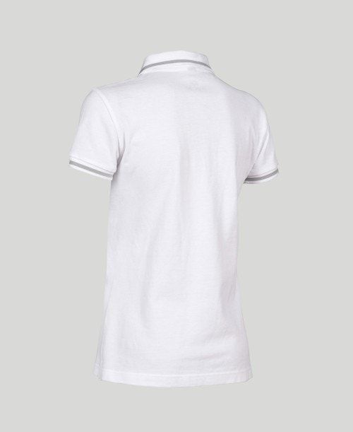 Arena Team Line Short Sleeve Polo White | 51436-LPVZ