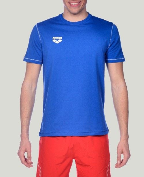 Arena Team Line Short Sleeve Tee Royal | 80942-OUXY