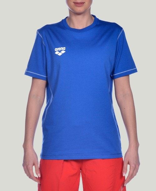 Arena Team Line Short Sleeve Tee Royal | 80942-OUXY