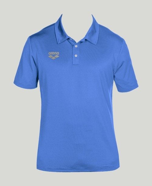 Arena Team Line Tech Short Sleeve Polo Royal | 89307-SXCJ