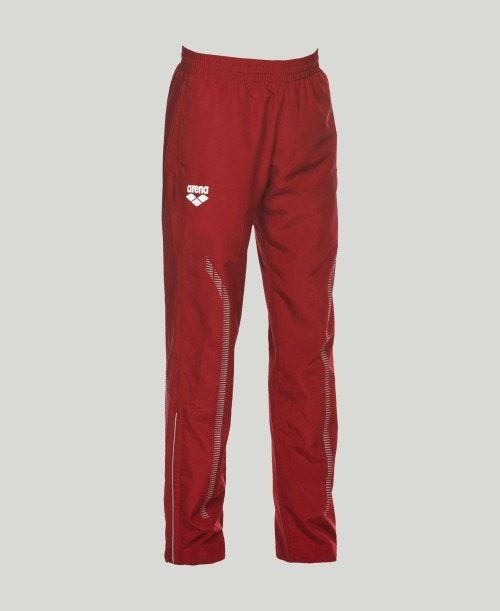 Arena Team Line Warm-up Pant Red | 14062-QAYR