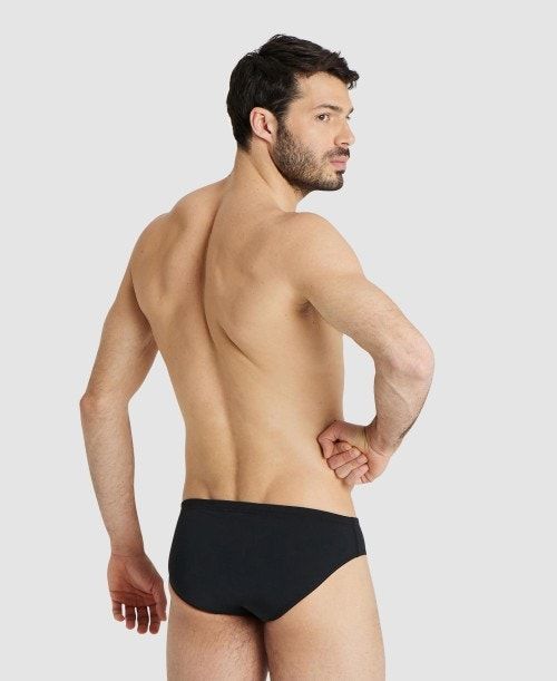 Arena Team Solid Brief Black / Gold | 83765-RUFQ