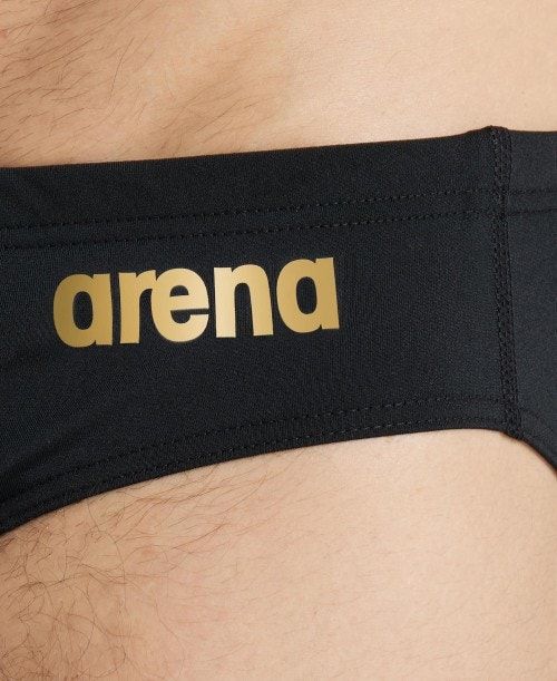 Arena Team Solid Brief Black / Gold | 83765-RUFQ