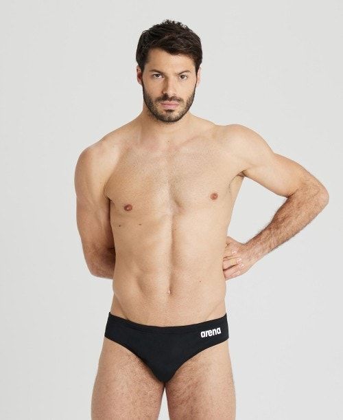 Arena Team Solid Brief Black / White | 43981-OUZB