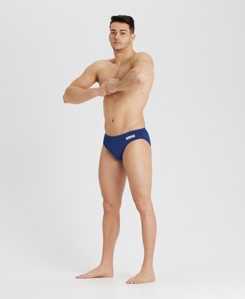 Arena Team Solid Brief Navy / White | 42056-GWFP