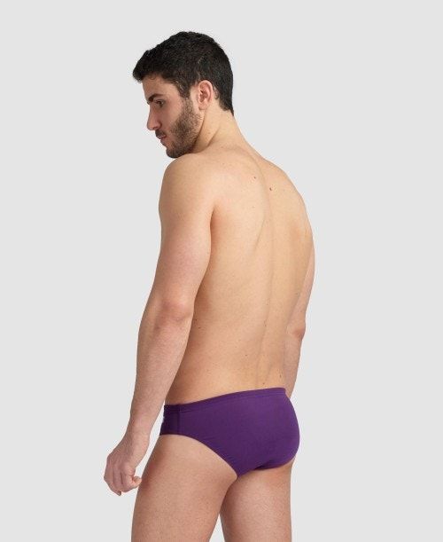 Arena Team Solid Brief Purple / White | 67932-ZINV