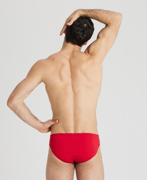 Arena Team Solid Brief Red / White | 63591-WBDC