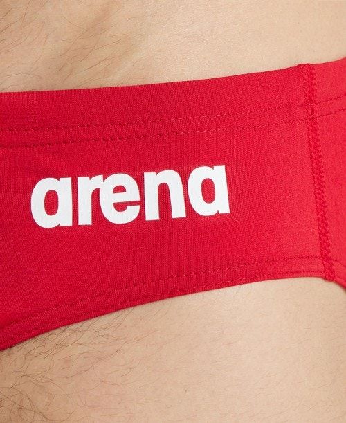 Arena Team Solid Brief Red / White | 63591-WBDC