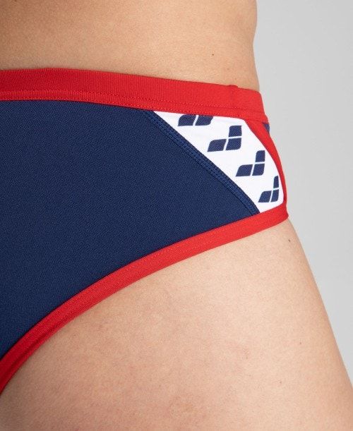 Arena Team Stripe Brief Navy / Red | 08926-VIFW