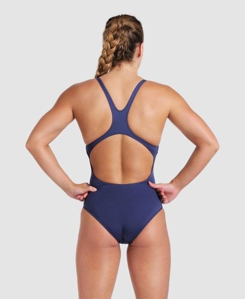 Arena Team Swim Pro Solid One Piece Navy / White | 27459-MZDR