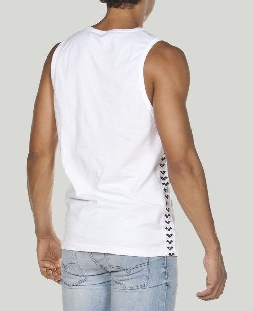 Arena Team Tank Top White / White / Black | 80415-SCRW