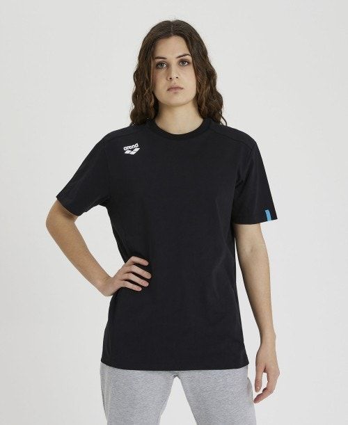 Arena Team T-shirt Panel Black | 73618-IBEO