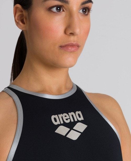 Arena The One Biglogo - Maxlife Black / Silver | 12843-RVHD