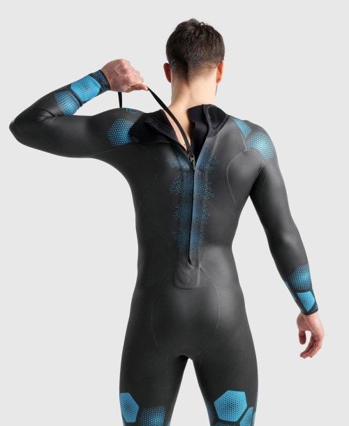 Arena Thunder Wetsuit Black | 07896-YQUI