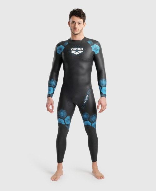 Arena Thunder Wetsuit Black | 07896-YQUI