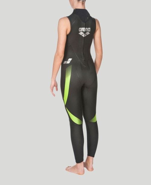 Arena Triwetsuit Sleeveless Black | 84271-HMUI