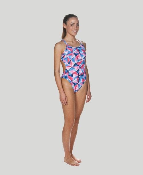 Arena Tropical Challenge Back - Maxlife Pink / White / Blue | 62397-TUCA