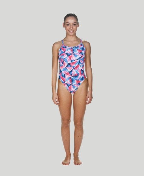 Arena Tropical Challenge Back - Maxlife Pink / White / Blue | 62397-TUCA