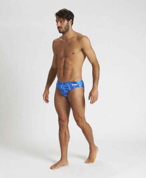 Arena Tropicals Brief Royal / Royal Multicolor | 14258-QLDZ