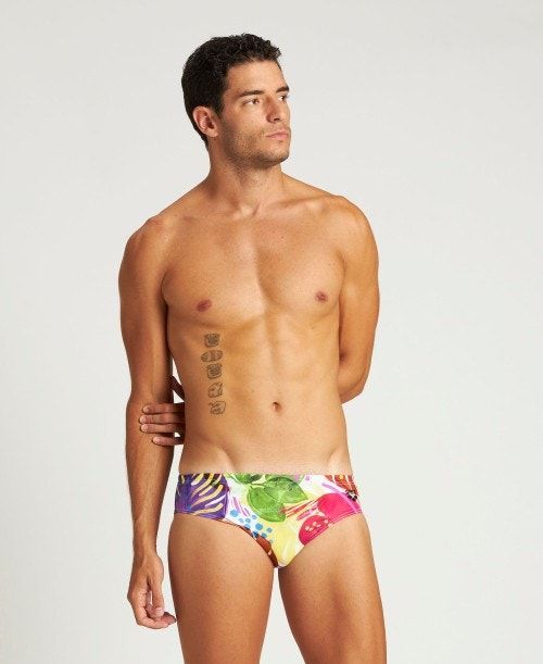 Arena Tropics Brief White / White Multicolor | 38190-CVIE