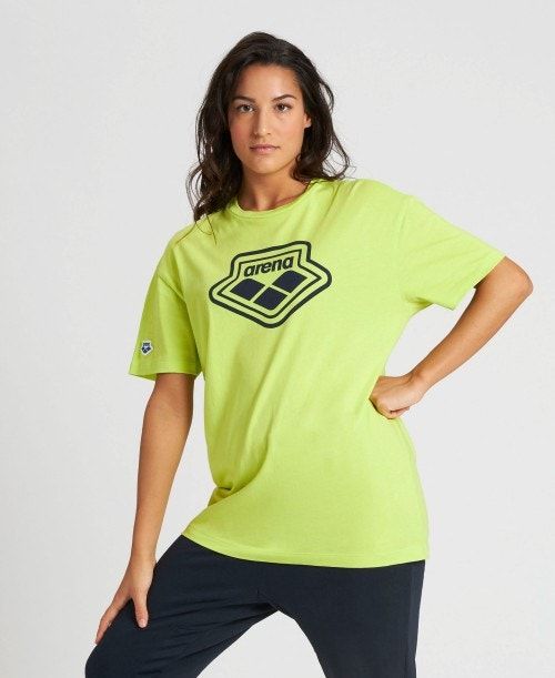 Arena Uni T-shirt Green | 47125-QPNR