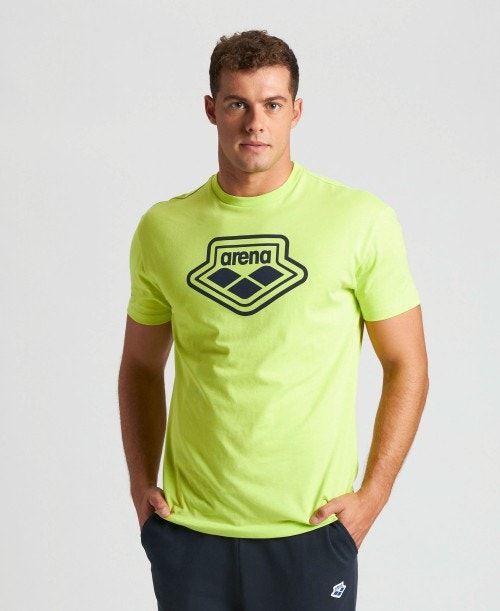 Arena Uni T-shirt Green | 47125-QPNR