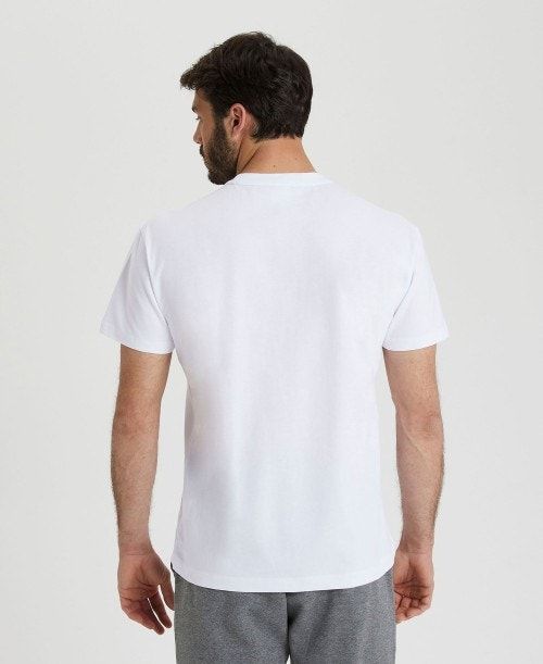 Arena Uni T-shirt White | 29476-CRWS